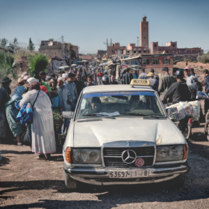 Lebendige Fotografien, die die Farben, Kultur und Architektur Marrakeschs einfangen, von den Souks bis zum Djemaa el Fna.