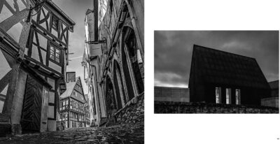 Buchcover „Limburg Zeitlos in Schwarz & Weiß“ mit historischen Schwarzweiß-Motiven aus Limburg an der Lahn