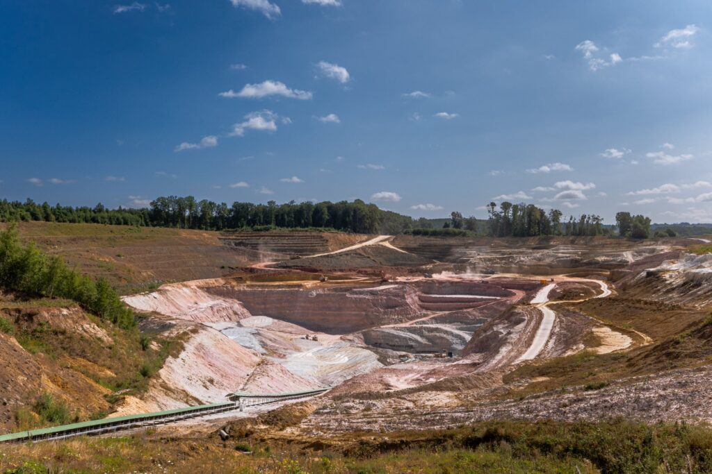 Panorama der Tongrube Meudt